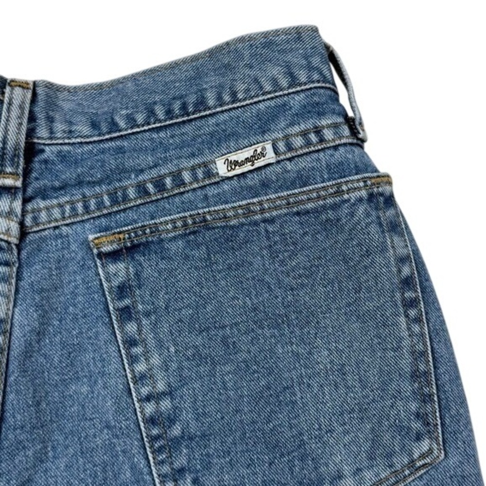Wrangler Vintage High Waisted Button Fly Jeans‎ Medium Wash USA Made Sz 13/14